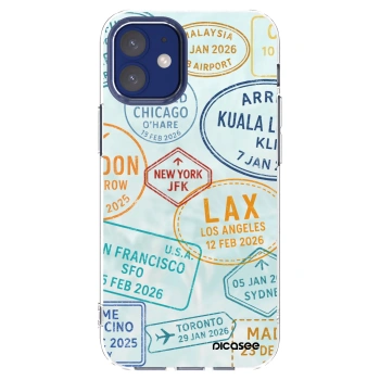 Picasee silikónový prehľadný obal pre Apple iPhone 12 mini - PASSPORT EDITION