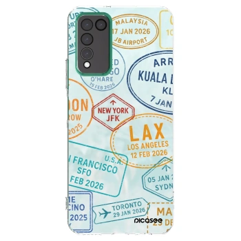 Picasee silikónový prehľadný obal pre Honor 10X Lite - PASSPORT EDITION