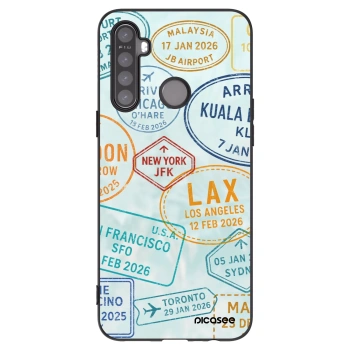 Picasee silikónový čierny obal pre Realme 6i - PASSPORT EDITION