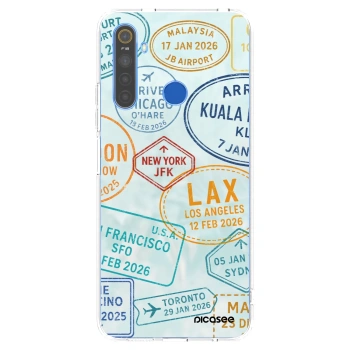 Picasee silikónový prehľadný obal pre Realme 5 - PASSPORT EDITION