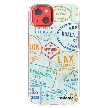 Picasee silikónový prehľadný obal pre Apple iPhone 13 - PASSPORT EDITION