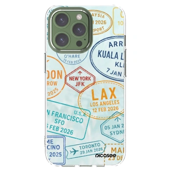 Picasee silikónový prehľadný obal pre Apple iPhone 13 Pro - PASSPORT EDITION
