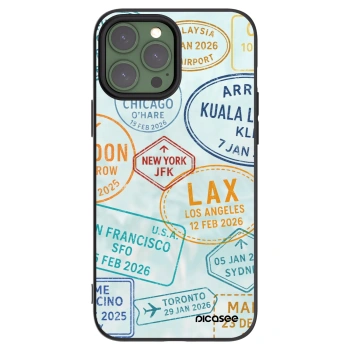 Picasee silikónový čierny obal pre Apple iPhone 13 Pro Max - PASSPORT EDITION