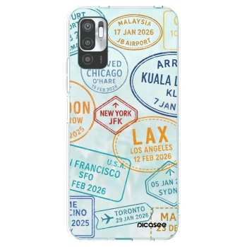 Picasee silikónový prehľadný obal pre Xiaomi Redmi Note 10 5G - PASSPORT EDITION