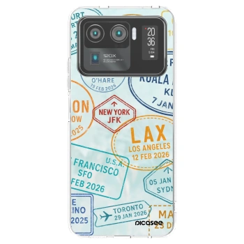Picasee silikónový prehľadný obal pre Xiaomi Mi 11 Ultra - PASSPORT EDITION