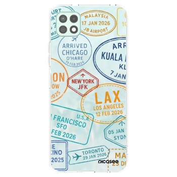 Picasee silikónový prehľadný obal pre Samsung Galaxy A22 A226B 5G - PASSPORT EDITION