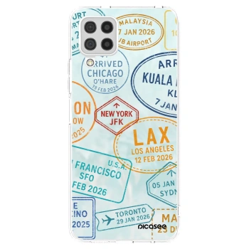 Picasee silikónový prehľadný obal pre Samsung Galaxy A22 A225F 4G - PASSPORT EDITION