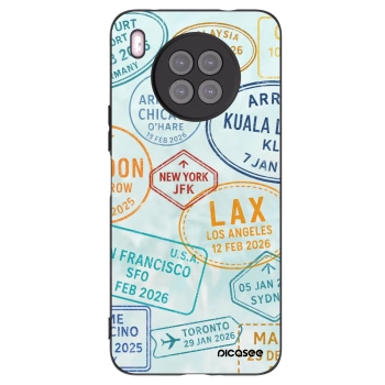 Picasee silikónový čierny obal pre Huawei Nova 8i - PASSPORT EDITION