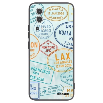 Picasee silikónový čierny obal pre Vivo Y72 5G - PASSPORT EDITION