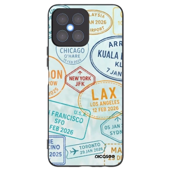 Picasee silikónový čierny obal pre Honor X8 4G - PASSPORT EDITION