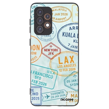 Picasee silikónový čierny obal pre Samsung Galaxy A33 5G A336 - PASSPORT EDITION