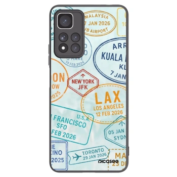 Picasee silikónový čierny obal pre Xiaomi Redmi Note 11 Pro+ 5G - PASSPORT EDITION