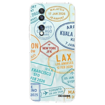 Picasee silikónový prehľadný obal pre Honor 70 - PASSPORT EDITION