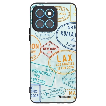 Picasee silikónový čierny obal pre Honor X8 5G - PASSPORT EDITION