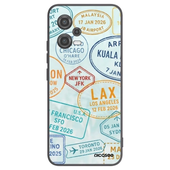 Picasee silikónový čierny obal pre Xiaomi Poco X5 - PASSPORT EDITION