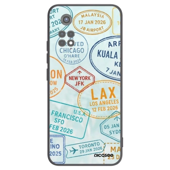 Picasee silikónový čierny obal pre Xiaomi Redmi Note 11S 5G - PASSPORT EDITION
