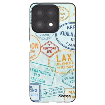 Picasee silikónový čierny obal pre Honor X8a - PASSPORT EDITION