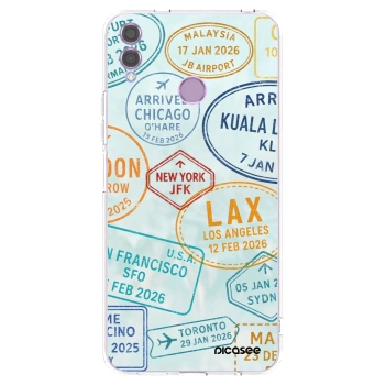 Picasee silikónový prehľadný obal pre Honor 8X - PASSPORT EDITION