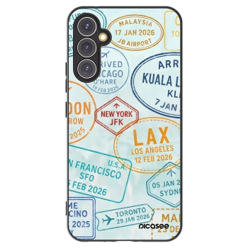 Picasee silikónový čierny obal pre Samsung Galaxy A34 5G A346B - PASSPORT EDITION