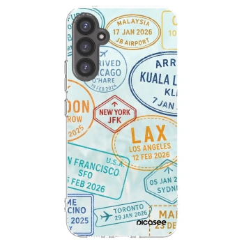 Picasee silikónový prehľadný obal pre Samsung Galaxy A34 5G A346B - PASSPORT EDITION