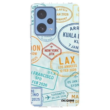 Picasee silikónový prehľadný obal pre Xiaomi Redmi Note 12 Pro 5G - PASSPORT EDITION