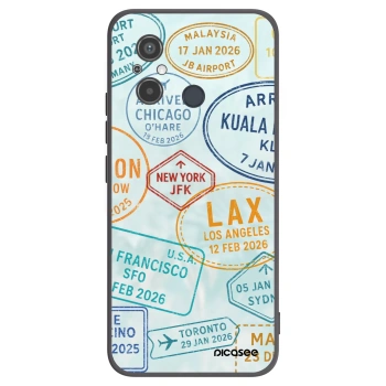 Picasee silikónový čierny obal pre Xiaomi Redmi 12C - PASSPORT EDITION