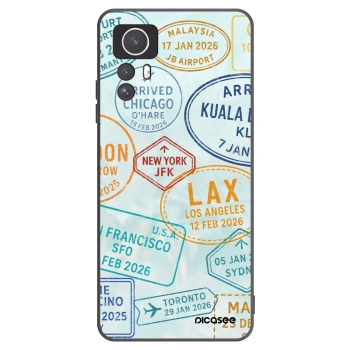 Picasee silikónový čierny obal pre Xiaomi Redmi Note 12S - PASSPORT EDITION