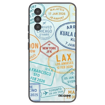 Picasee silikónový čierny obal pre Samsung Galaxy A04s A047F - PASSPORT EDITION