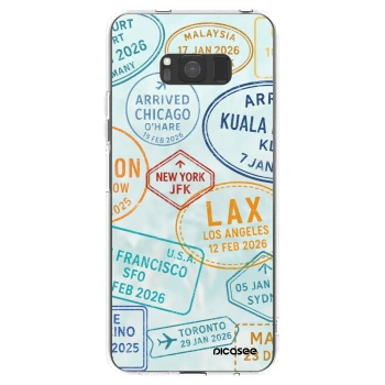 Picasee silikónový prehľadný obal pre Samsung Galaxy S8 G950F - PASSPORT EDITION