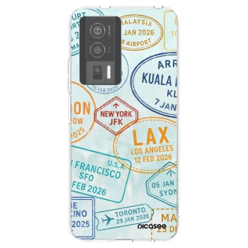 Picasee silikónový prehľadný obal pre Xiaomi Poco F5 Pro 5G - PASSPORT EDITION