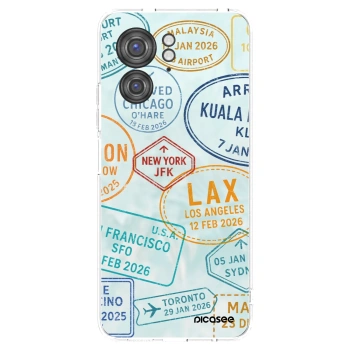 Picasee silikónový prehľadný obal pre Motorola Edge 40 - PASSPORT EDITION
