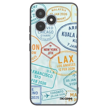 Picasee silikónový čierny obal pre Realme C53 - PASSPORT EDITION