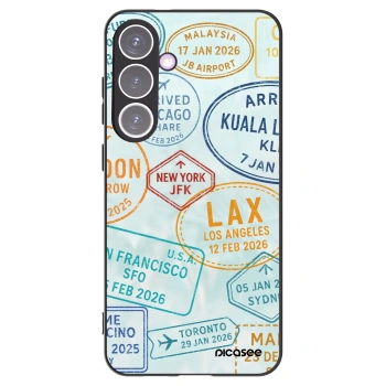 Picasee silikónový čierny obal pre Samsung Galaxy S24+ S926B 5G - PASSPORT EDITION