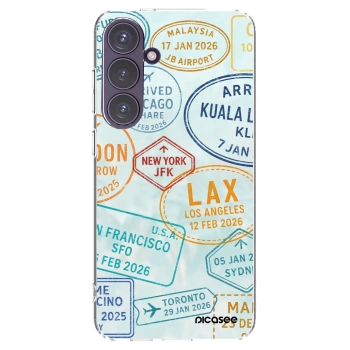 Picasee silikónový prehľadný obal pre Samsung Galaxy S24+ S926B 5G - PASSPORT EDITION