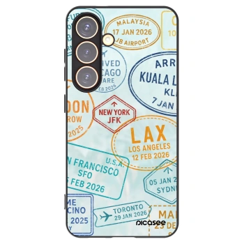 Picasee silikónový čierny obal pre Samsung Galaxy S24 S921B 5G - PASSPORT EDITION