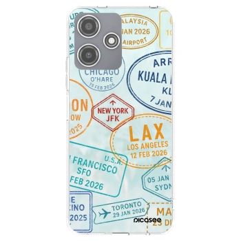Picasee silikónový prehľadný obal pre Xiaomi Redmi 12 5G - PASSPORT EDITION