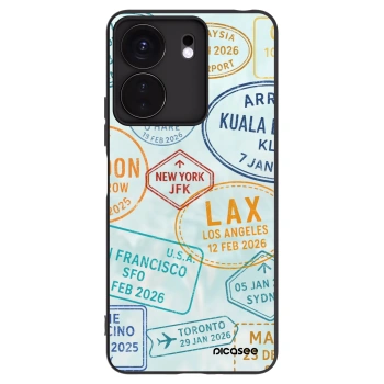 Picasee silikónový čierny obal pre Xiaomi Redmi 13C 4G - PASSPORT EDITION