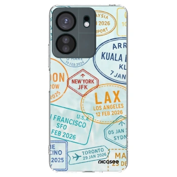 Picasee silikónový prehľadný obal pre Xiaomi Redmi 13C 4G - PASSPORT EDITION