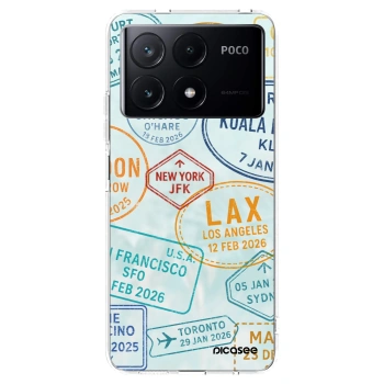 Picasee silikónový prehľadný obal pre Xiaomi Poco X6 Pro - PASSPORT EDITION