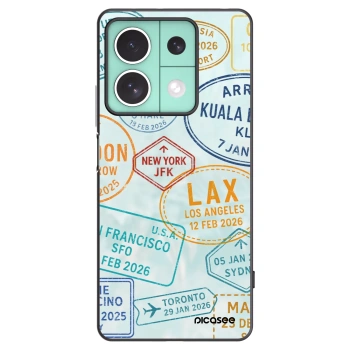 Picasee silikónový čierny obal pre Xiaomi Redmi Note 13 5G - PASSPORT EDITION