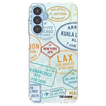 Picasee silikónový prehľadný obal pre Samsung Galaxy A15 A156B 5G - PASSPORT EDITION