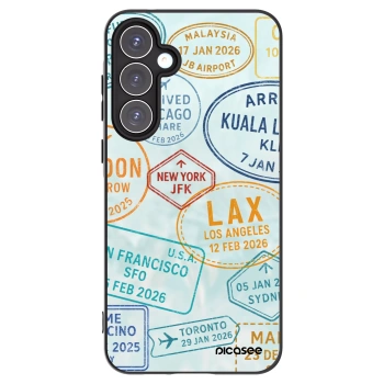 Picasee silikónový čierny obal pre Samsung Galaxy A55 5G A556B - PASSPORT EDITION