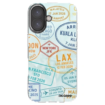 Picasee silikónový prehľadný obal pre Apple iPhone 16 - PASSPORT EDITION