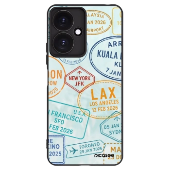Picasee silikónový čierny obal pre Xiaomi Redmi 13C 5G - PASSPORT EDITION