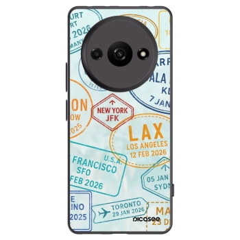 Picasee silikónový čierny obal pre Xiaomi Redmi A3 - PASSPORT EDITION