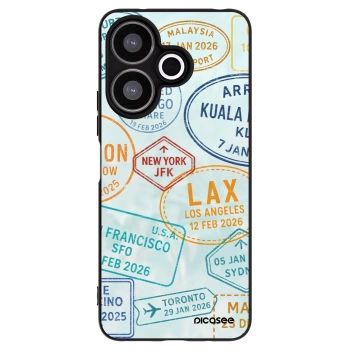Picasee silikónový čierny obal pre Xiaomi Redmi 13 4G - PASSPORT EDITION