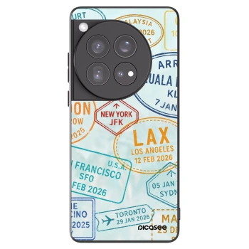 Picasee silikónový čierny obal pre OnePlus 12 5G - PASSPORT EDITION