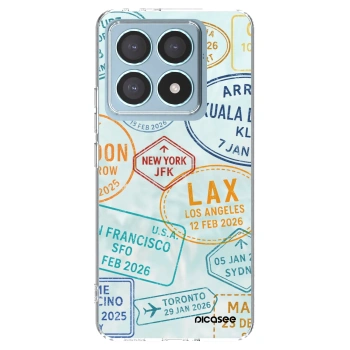 Picasee silikónový prehľadný obal pre Xiaomi 14T Pro - PASSPORT EDITION