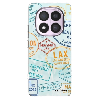 Picasee silikónový prehľadný obal pre Xiaomi Redmi Note 14 Pro 5G - PASSPORT EDITION