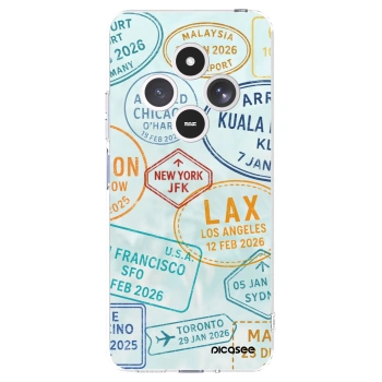 Picasee silikónový prehľadný obal pre Xiaomi Redmi 14C - PASSPORT EDITION
